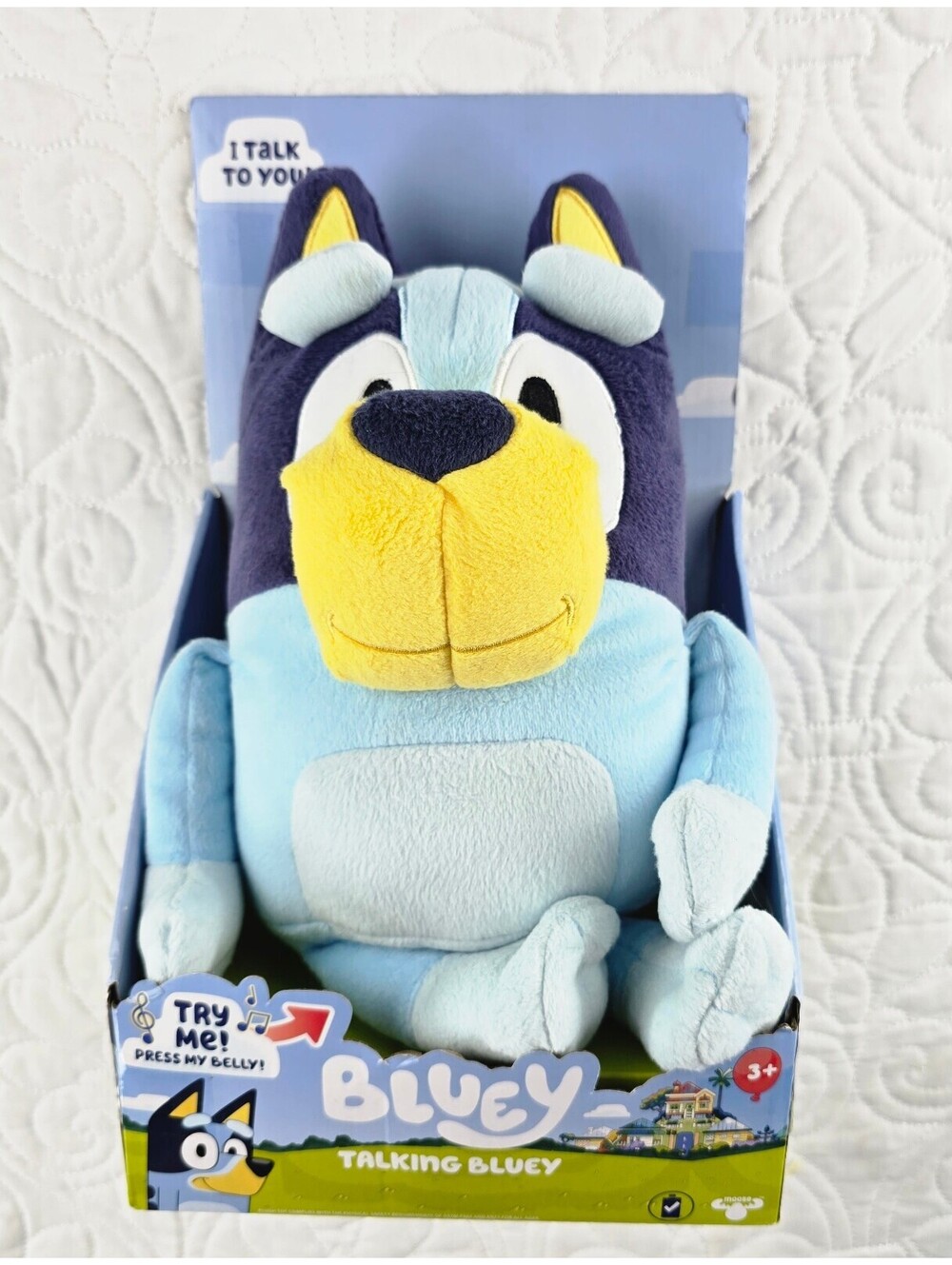 Bluey Talking Plush 13 Inch Stuffed Animal 9 Phrases Theme Song
